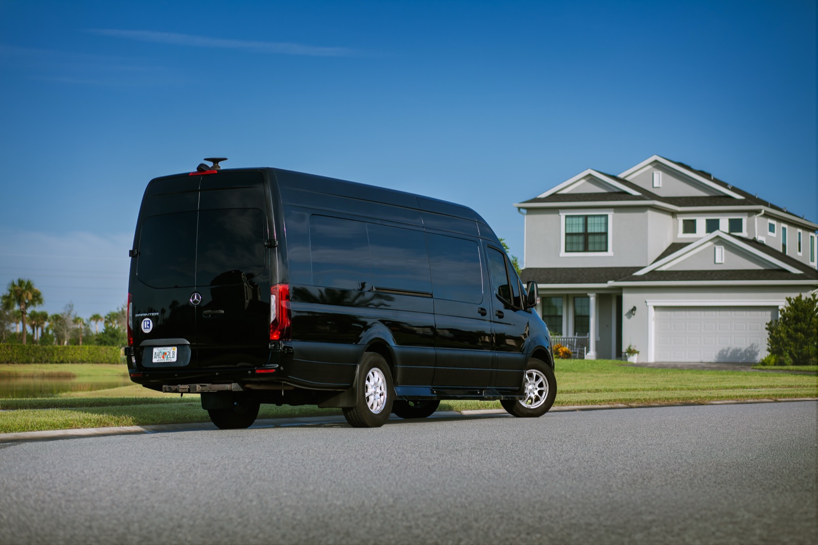 Rear of the mobile office with the REALTOR logo